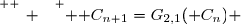 \overset{ { \white{ _. } } } { \mathcal C_{n+1}=G_{2,1}(\mathcal C_{n}) }
