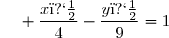 {\white i} \dfrac{x�}{4}-\dfrac{y�}{9}=1