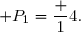  {P_1}=\dfrac 14.
