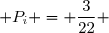  P_i = \dfrac{3}{22} 