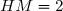 HM=|z_M-z_H| \\\overset{{\white{.}}}{\phantom{KM}=\left|(1+\text{i}\sqrt{3}+2\text{e}^{\text{i}\theta})-2\text{e}^{\text{i}\frac{\pi}{3}}\right|} \\\overset{{\white{.}}}{\phantom{KM}=\left|(2\text{e}^{\text{i}\frac{\pi}{3}}+2\text{e}^{\text{i}\theta})-2\text{e}^{\text{i}\frac{\pi}{3}}\right|} \\\overset{{\white{.}}}{\phantom{KM}=\left|2\text{e}^{\text{i}\theta}\right|} \\\overset{{\phantom{.}}}{\phantom{HM}=2} \\\\\Longrightarrow\boxed{\forall\,\theta\in[0\,;\,\pi],\;HM=2}