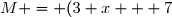 M = (3 x + 7)(3 x - 7)