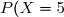 P(X=5)=\begin{pmatrix}75\\5\end{pmatrix}\times0,08^5\times(1-0,08)^{75-5} \\\\\phantom{P(X=5)}=\begin{pmatrix}75\\5\end{pmatrix}\times0,08^5\times0,92^{70} \\\\\phantom{P(X=5)}\approx0,165
