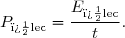 P_{\text{�lec}}=\dfrac{E_{\text{�lec}}}{t}.