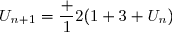 U_{n+1}=\dfrac 12(1+3 U_n)